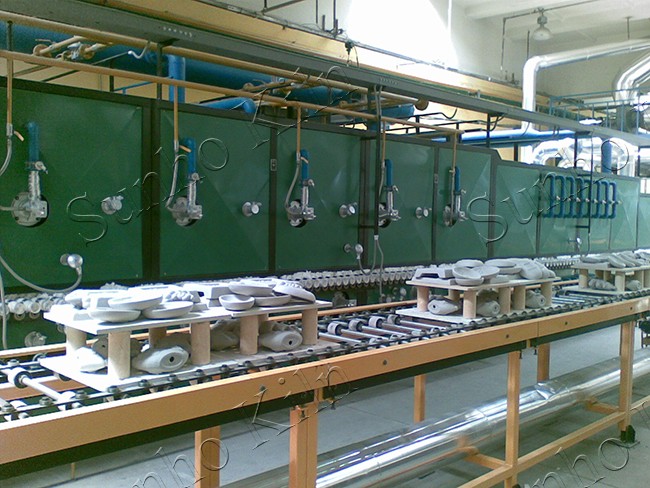 50m工艺瓷辊道窑